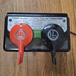 Vintage Lionel Train Master Type TW 175W Transformer 1950s O Gauge Untested